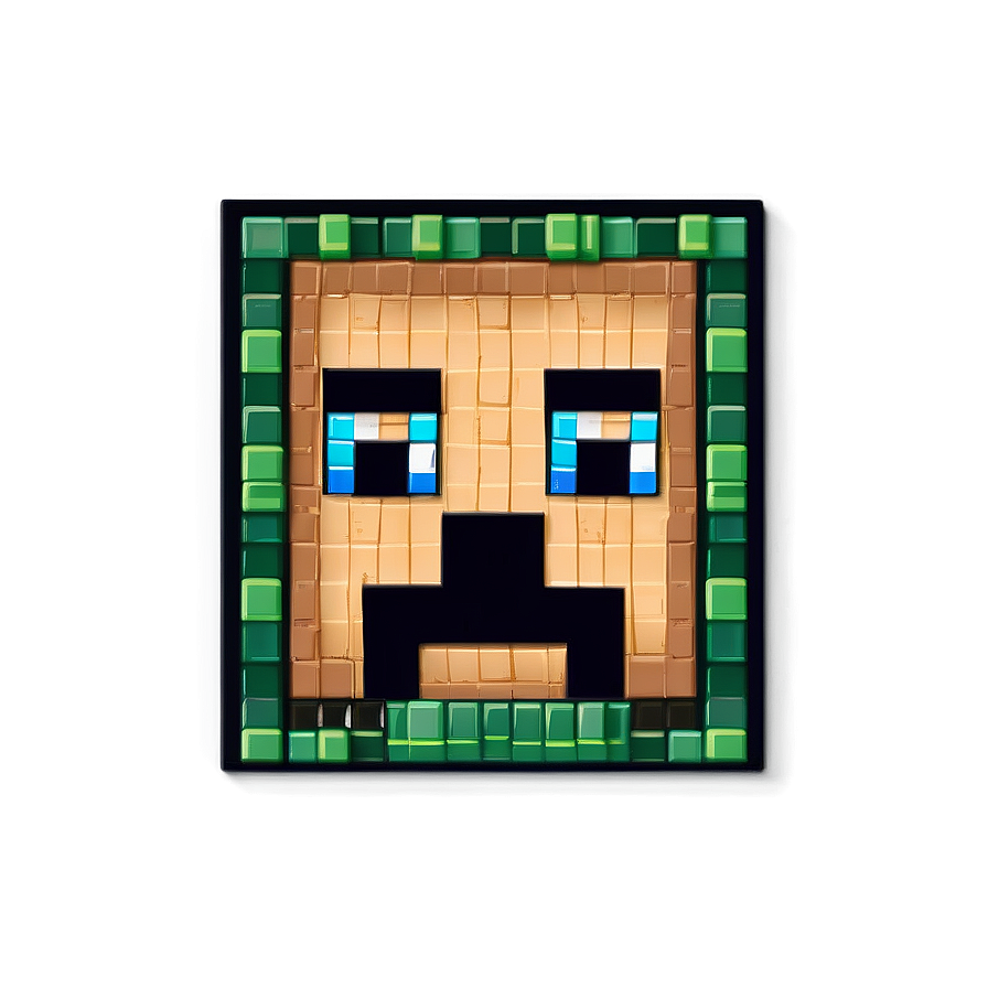 Minecraft Steve Head For Crafts Png Vlr28