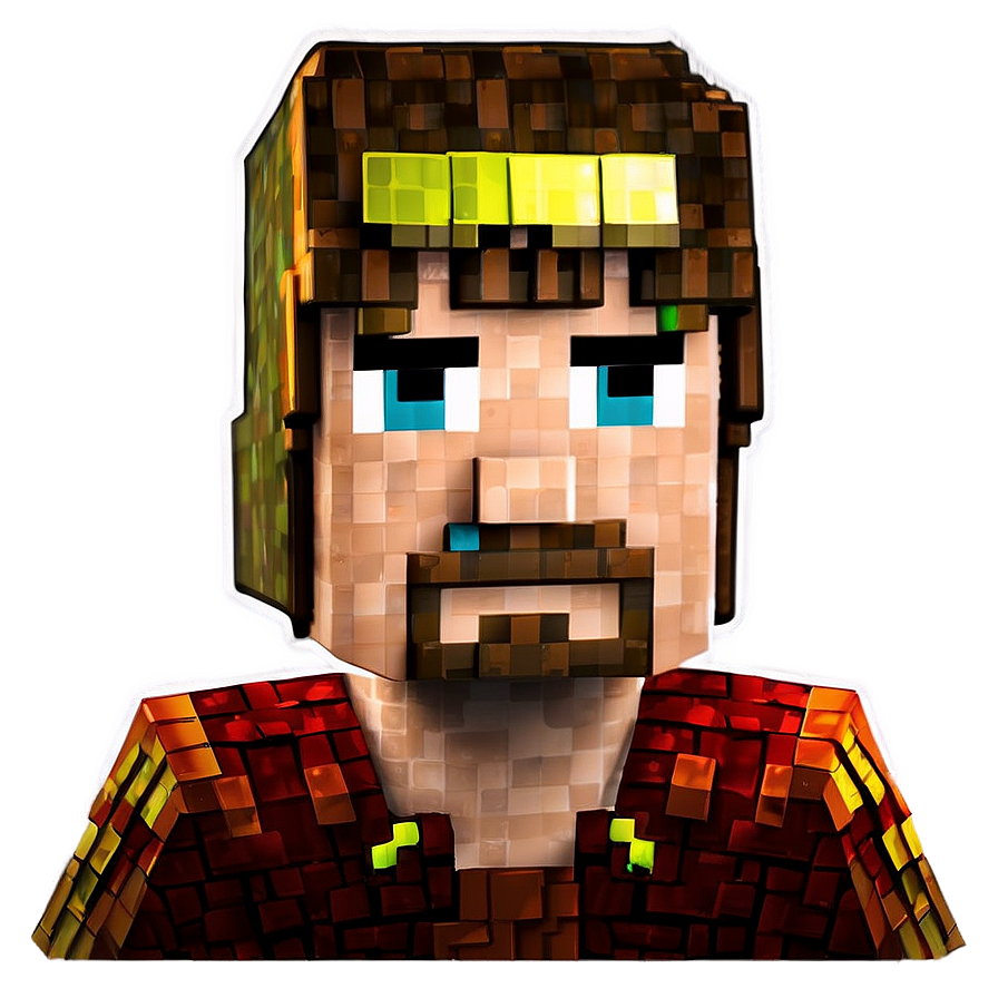 Minecraft Steve Headpiece Png 75