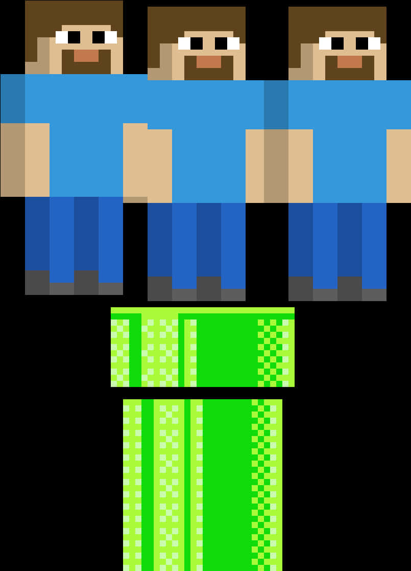 Minecraft_ Steve_ Pixel_ Art