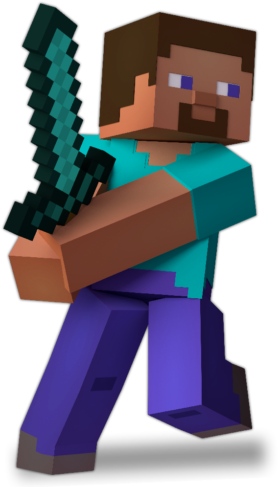 Minecraft Steve With Sword