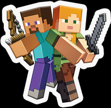 Minecraft Steveand Alex Adventure