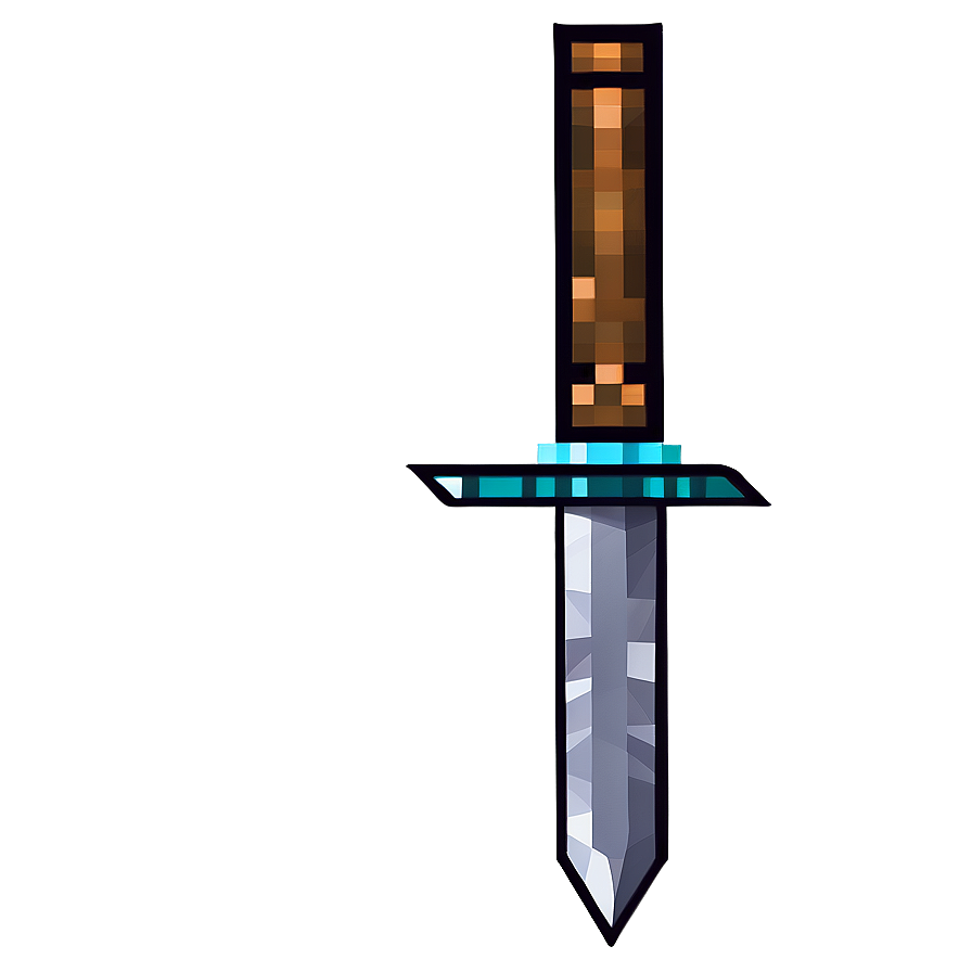 Minecraft Stone Sword Illustration Png 05252024