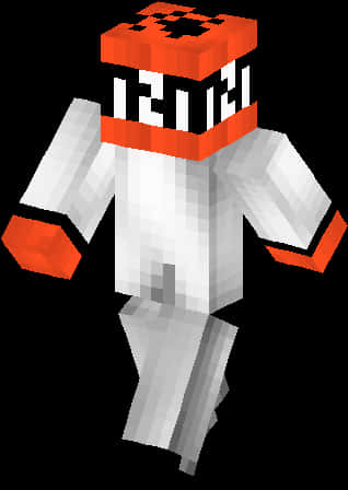 Minecraft_ T N T_ Head_ Character