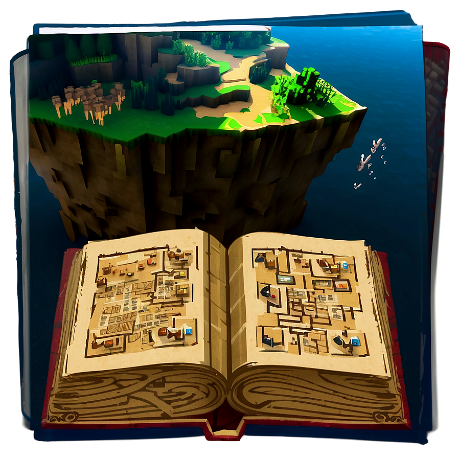 Minecraft Treasure Maps Book Png 60