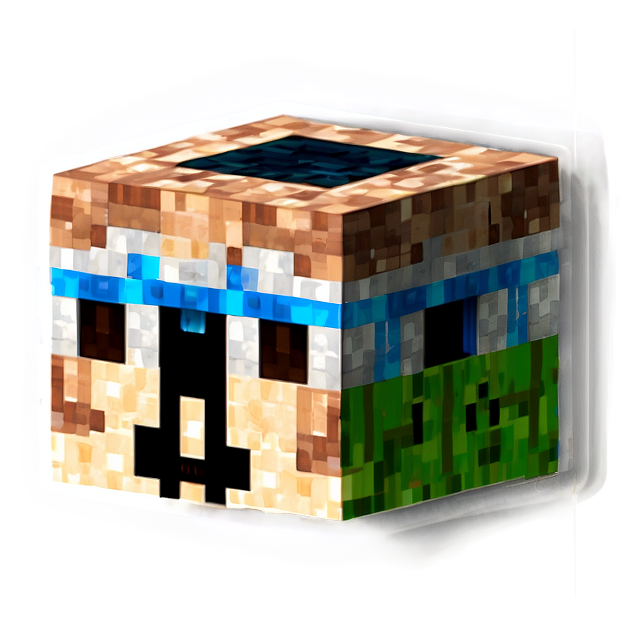 Minecraft Villager Head Png 06202024