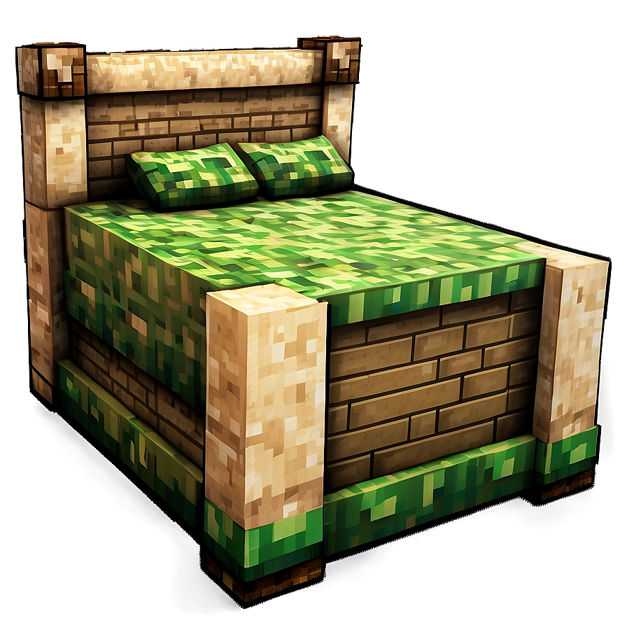 Minecraft Wooden Bed Png Kbp45