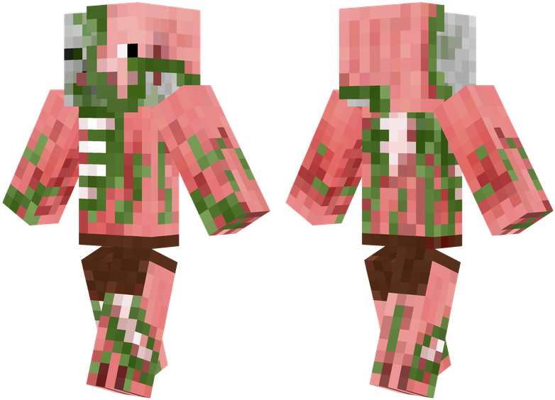 Minecraft_ Zombie_ Pigman_ Character_ Models