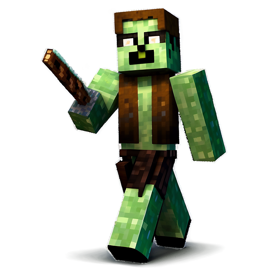 Minecraft Zombie Villager Png Ujg66