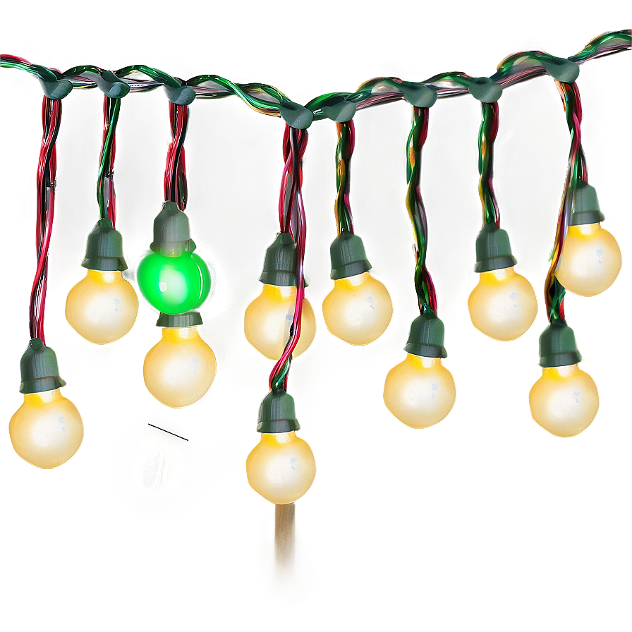 Mini Christmas String Lights Png 42