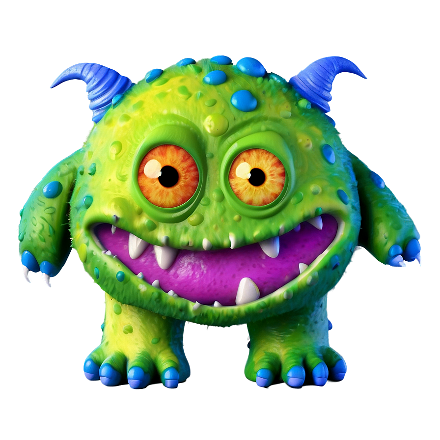 Mini Cute Monster Png 26