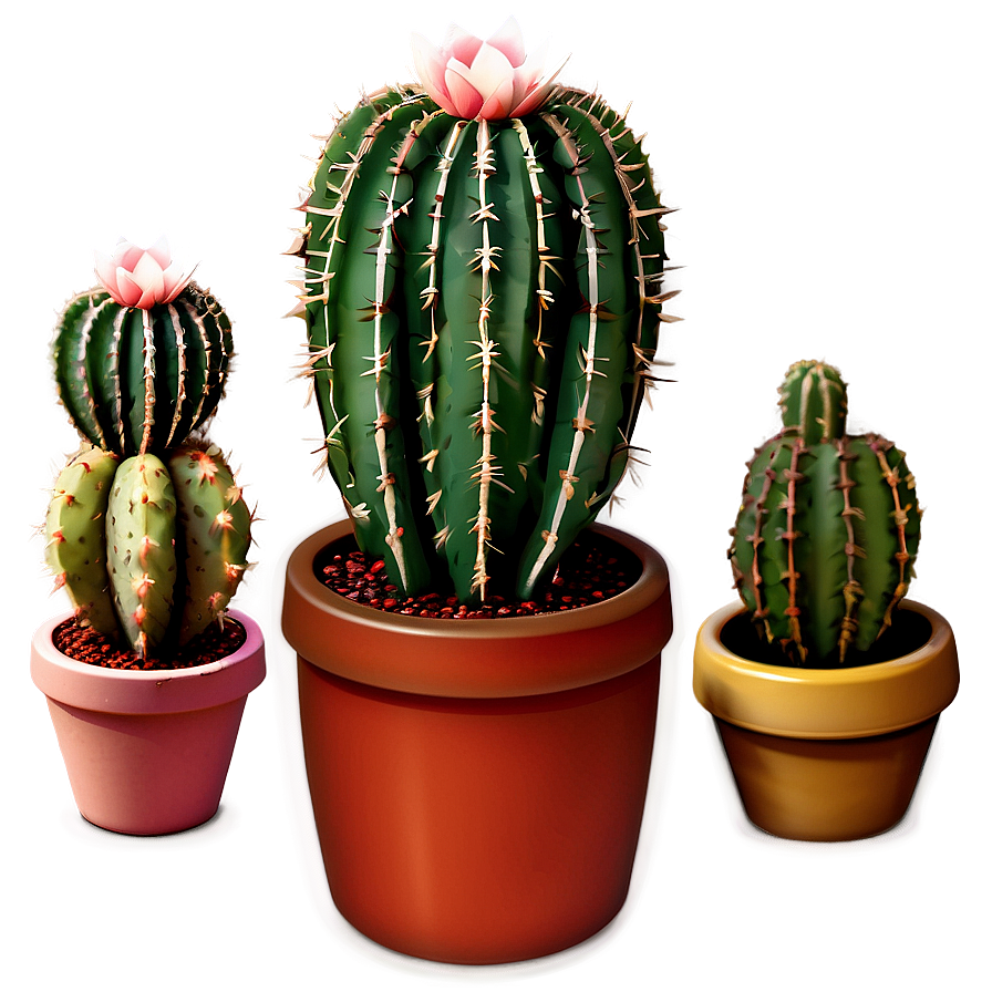 Miniature Cactus Collection Png 06282024