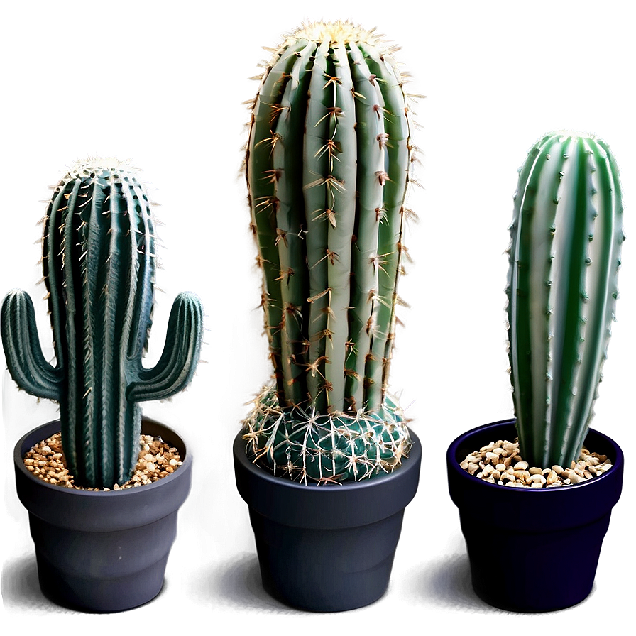 Miniature Cactus Collection Png Iux62