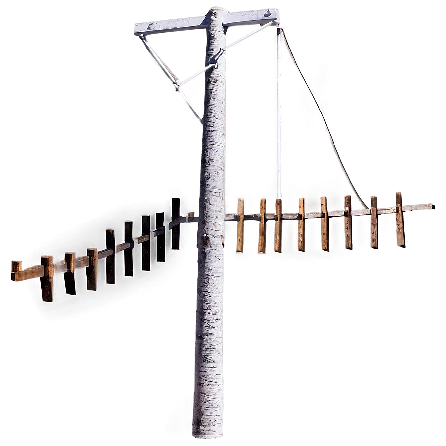 Miniature Model Utility Pole Png 06262024