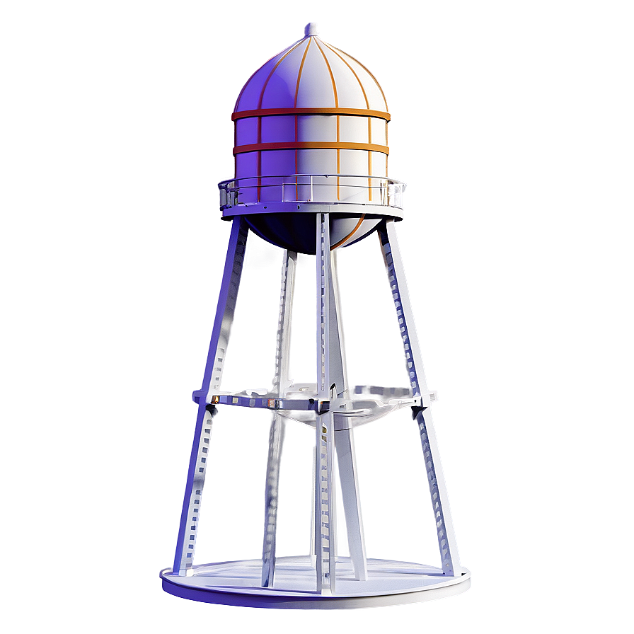 Miniature Model Water Tower Png Iqc