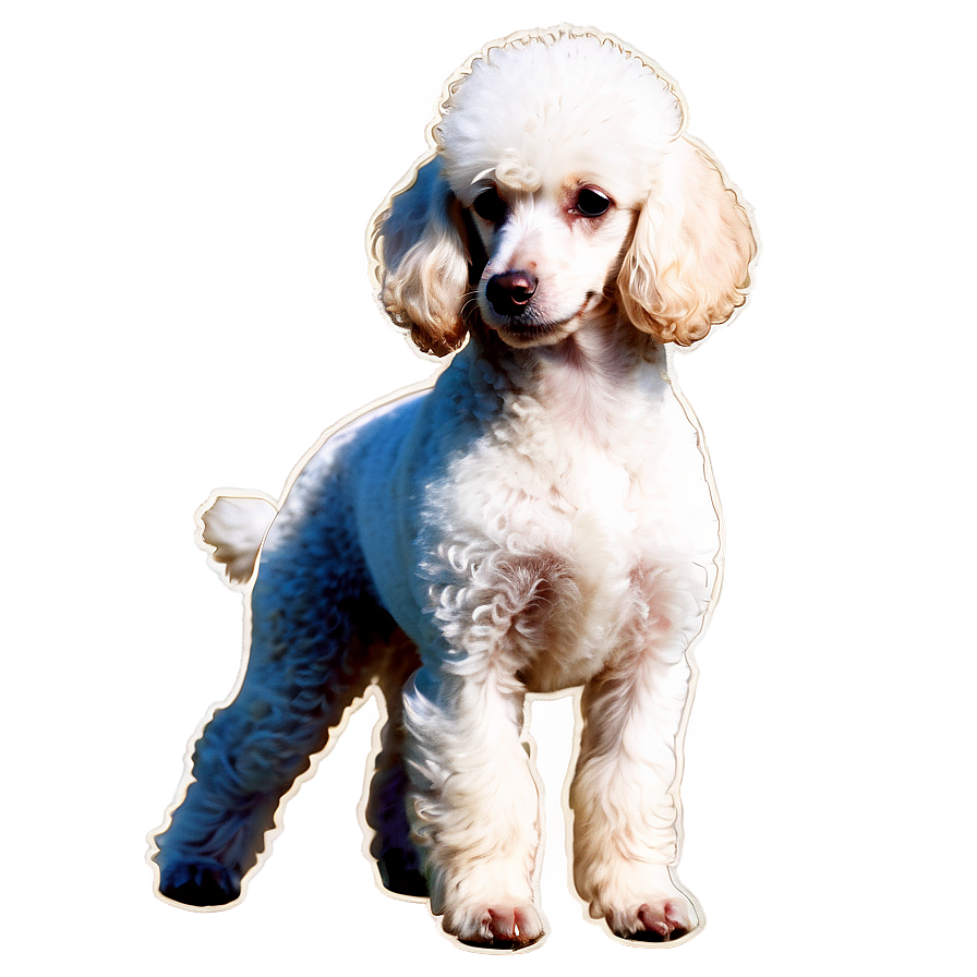 Miniature Poodle Graphic Png 06112024