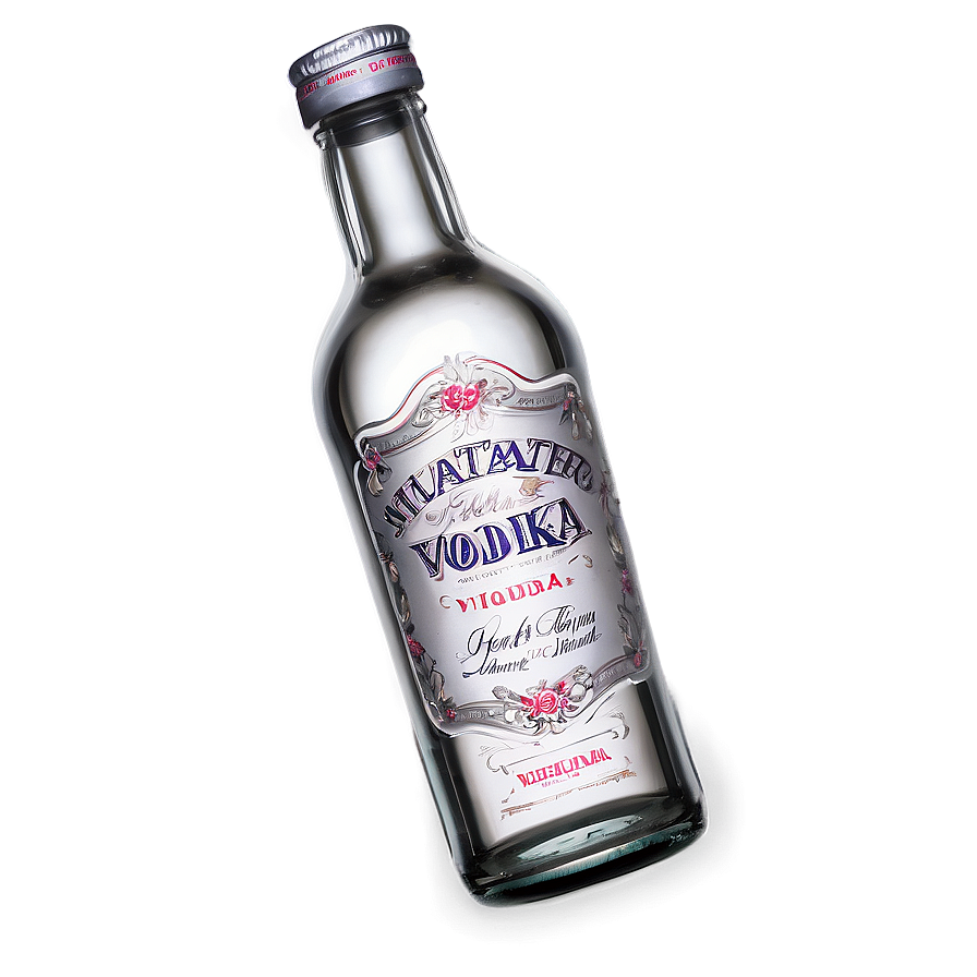 Miniature Vodka Bottle Png Orn