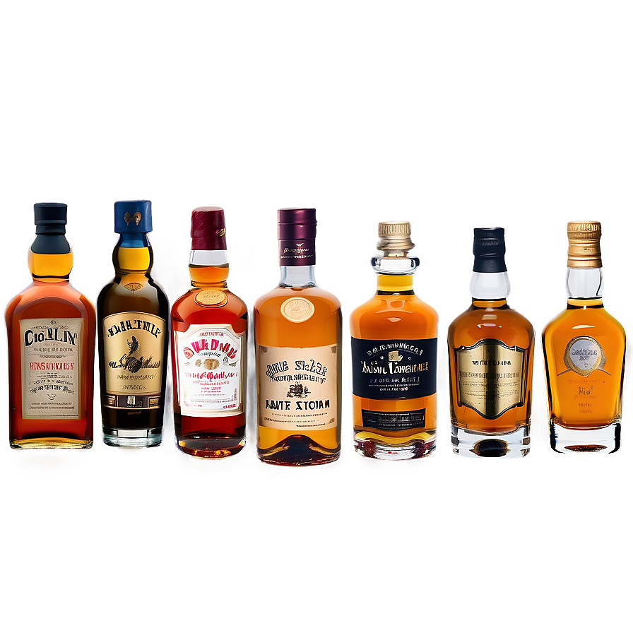 Miniature Whisky Bottles Png 53