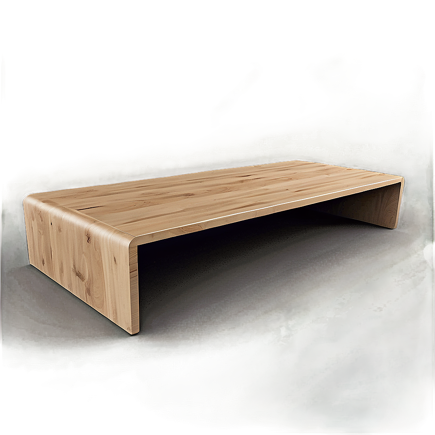 Minimal Wood Desk Png 17