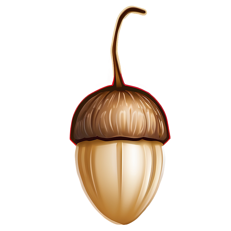 Minimalist Acorn Design Png Nql