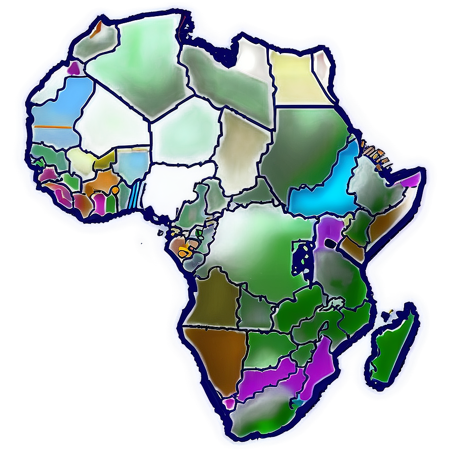 Minimalist Africa Map Png Scd22