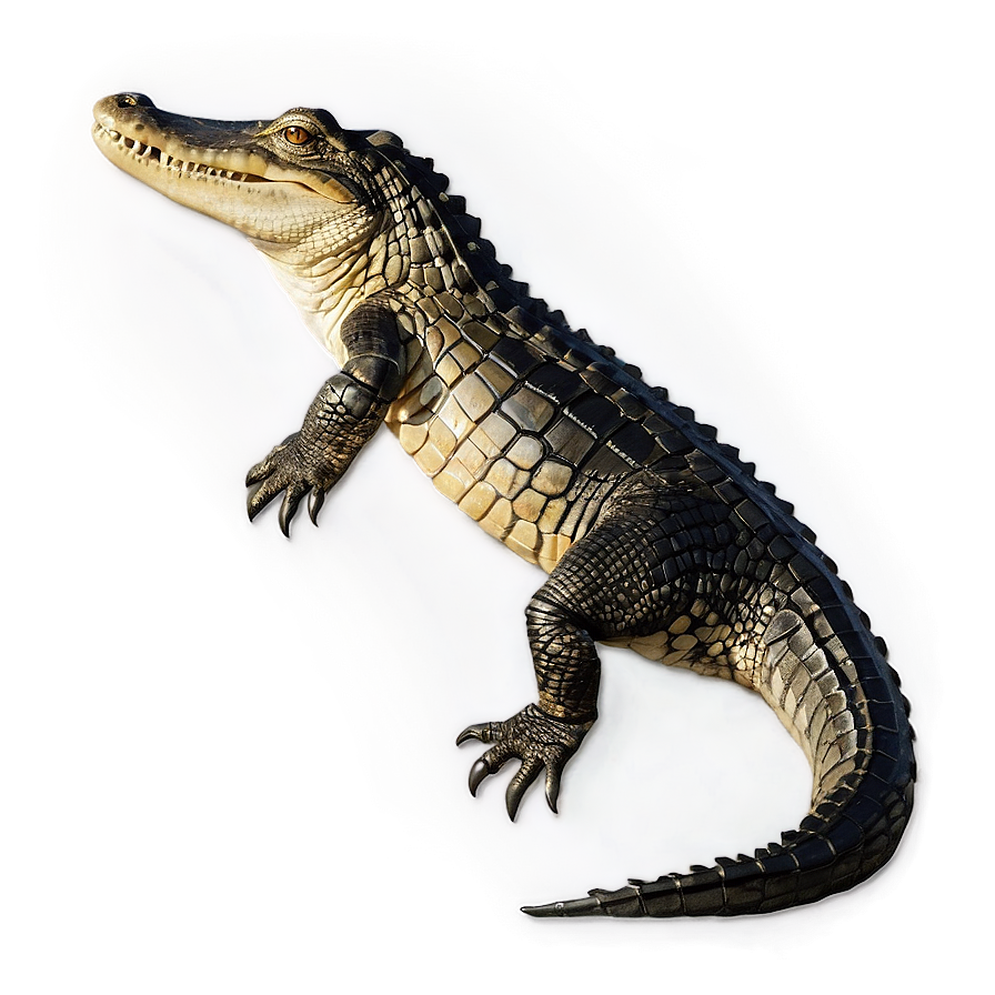 Minimalist Alligator Design Png Vas27