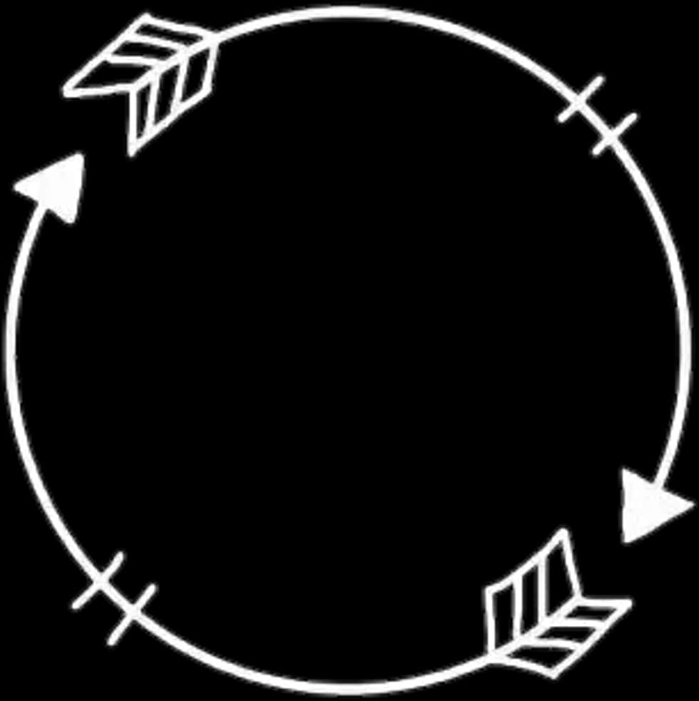 Minimalist Arrow Circle Design