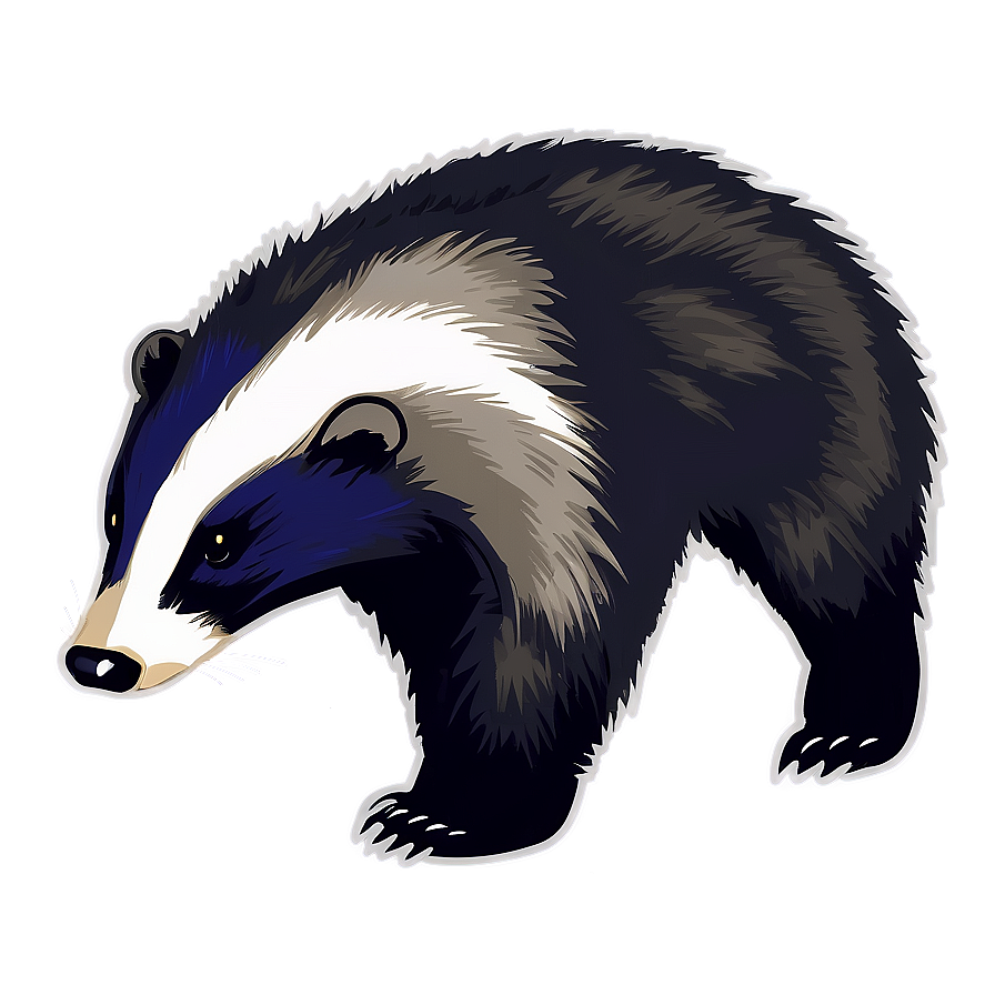 Minimalist Badger Icon Png 06242024