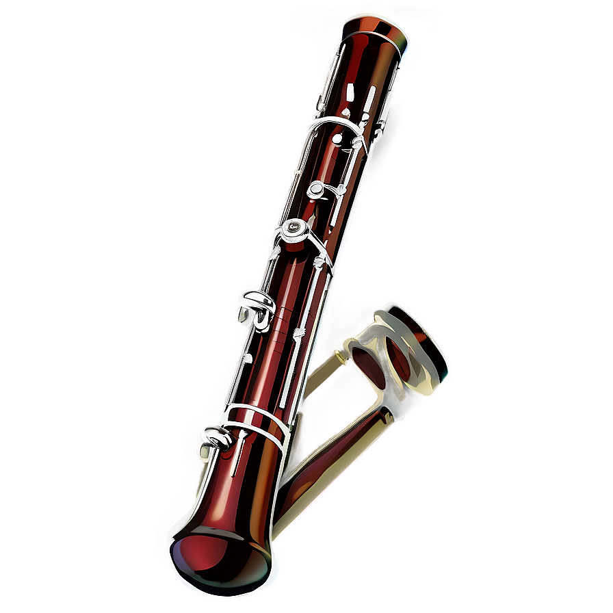 Minimalist Bassoon Png Gpi