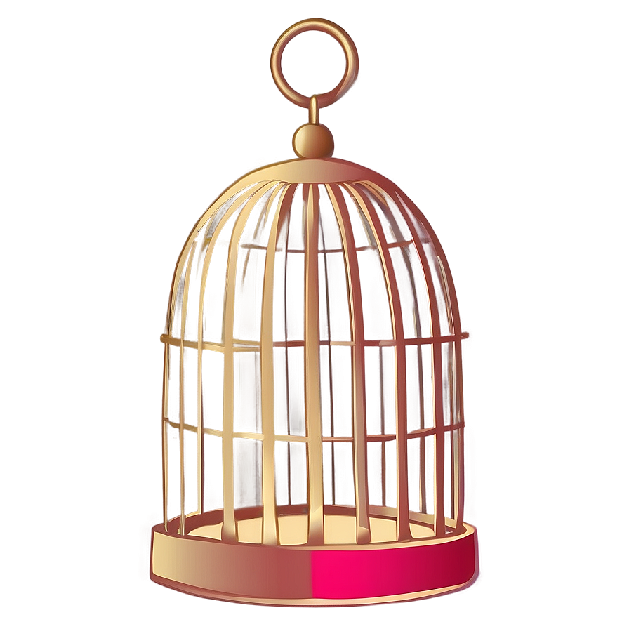 Minimalist Bird Cage Sketch Png 97