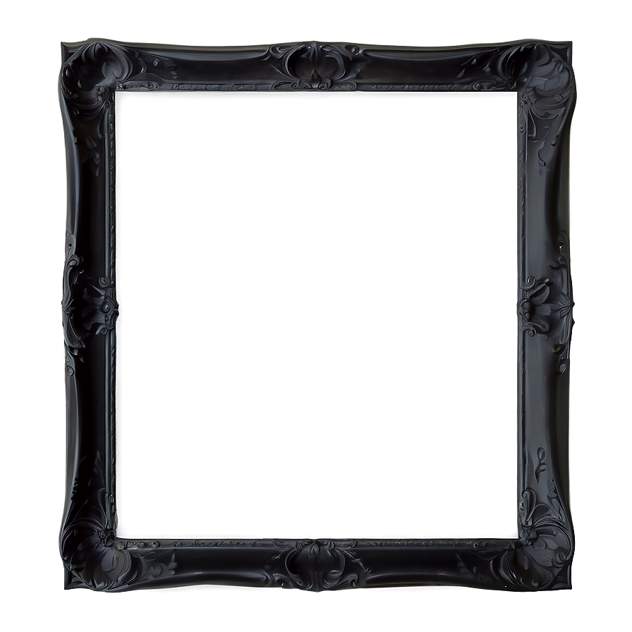 Minimalist Black Picture Frame Png 05042024