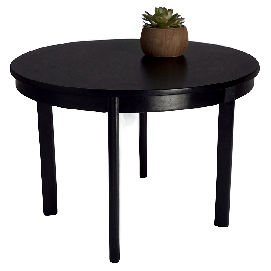 Minimalist Black Table Png Sxa63