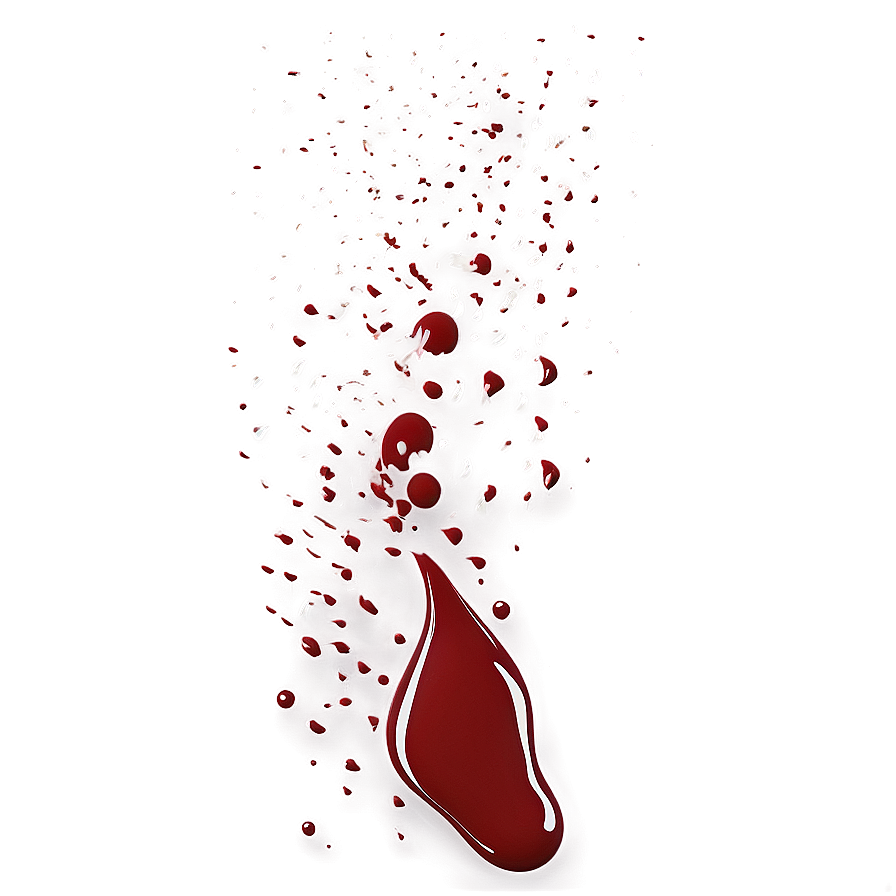 Minimalist Blood Spatter Png 38