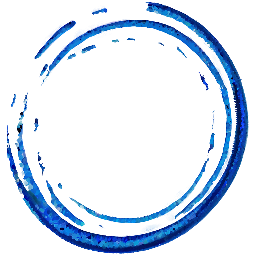 Minimalist Blue Circle Png 33