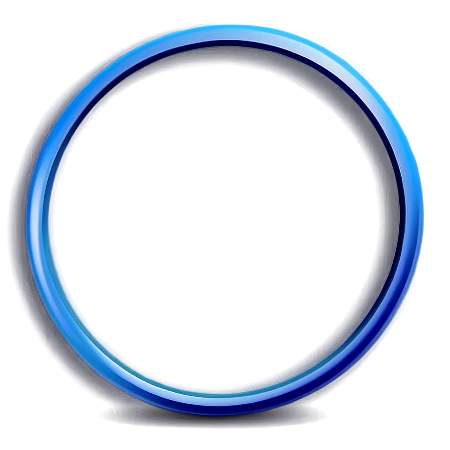 Minimalist Blue Circle Png Sdu