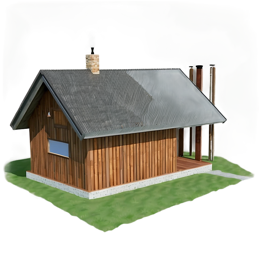 Minimalist Cabin Architecture Png 05242024