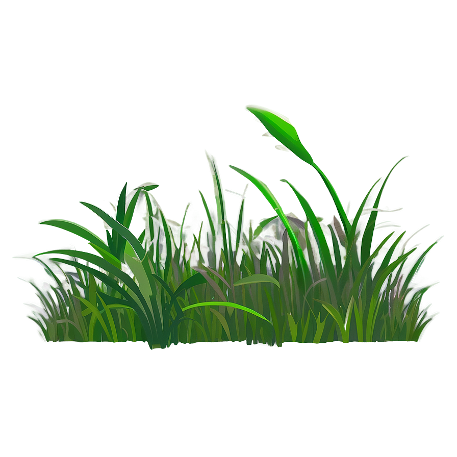 Minimalist Cartoon Grass Png Vvt88