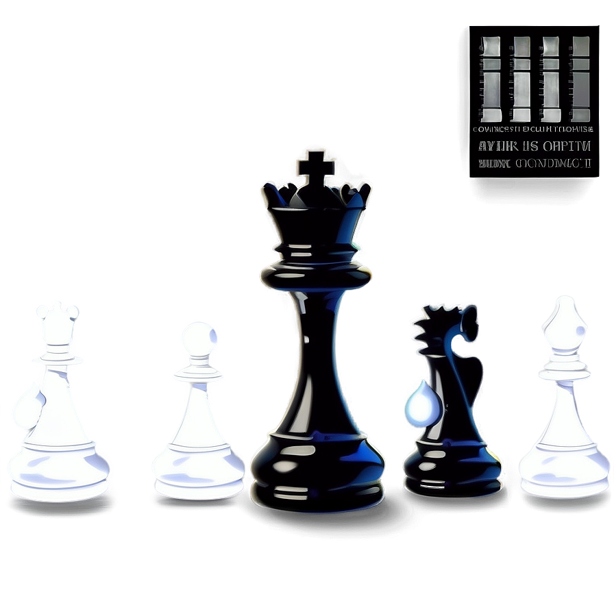 Minimalist Chess Pieces Design Png Wmo