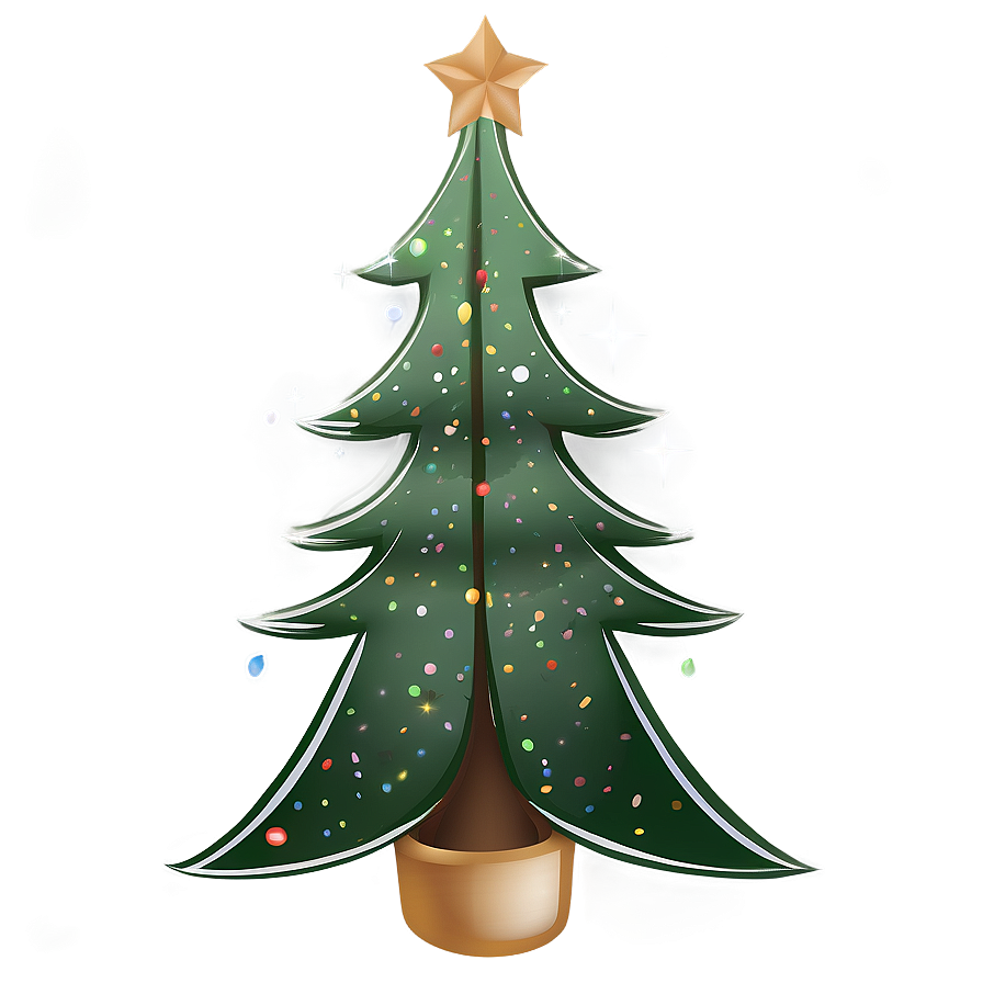 Minimalist Christmas Tree Transparent Png Edx