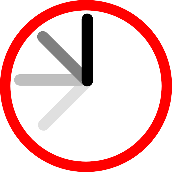 Minimalist Clock Icon