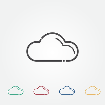 Minimalist Cloud Icon Design