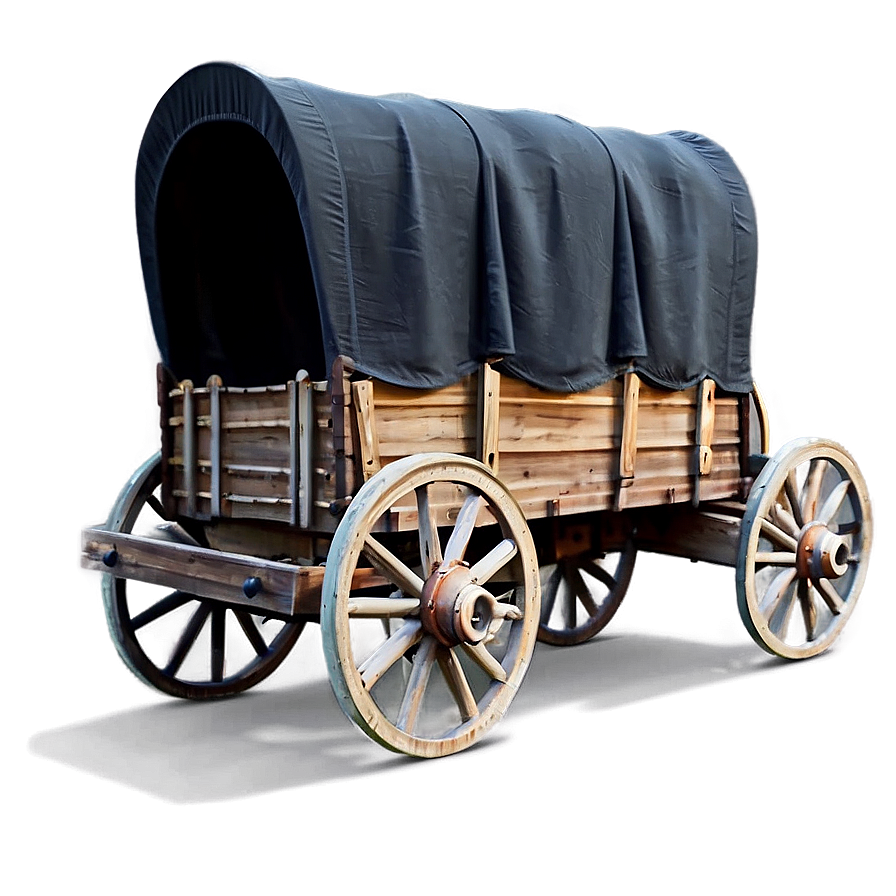 Minimalist Covered Wagon Png 06292024