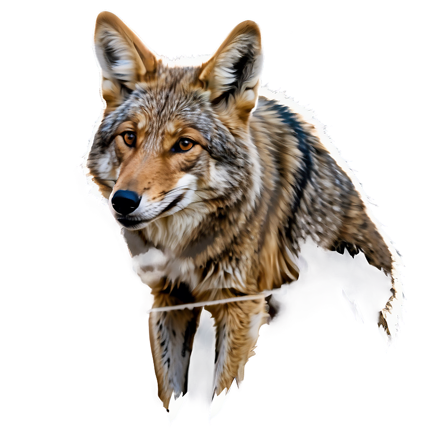 Minimalist Coyote Design Png Tdl84