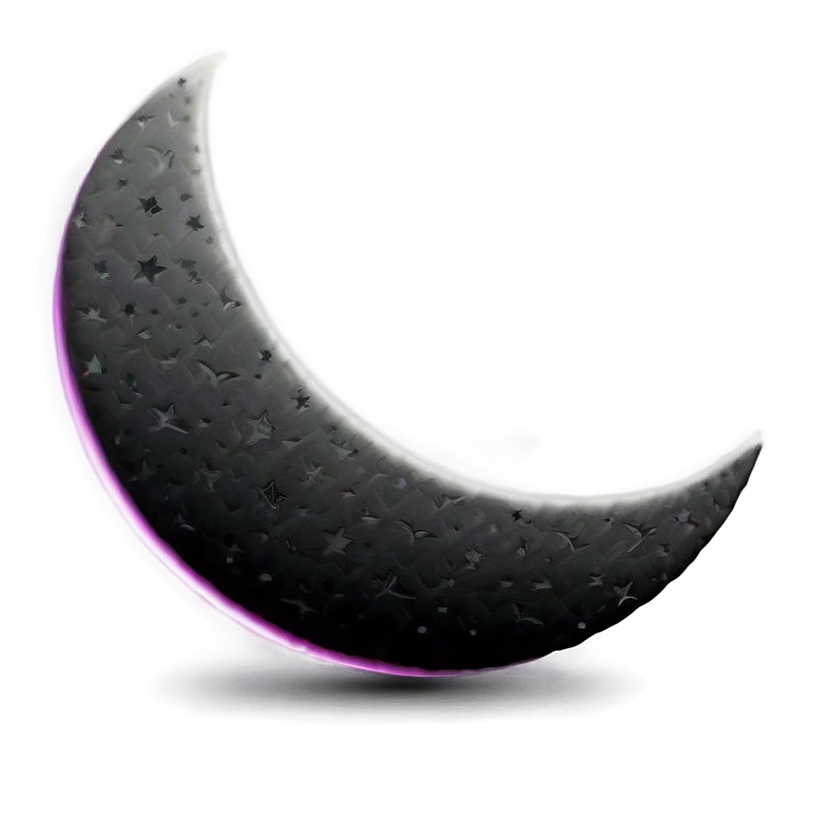 Minimalist Crescent Design Png Kao95