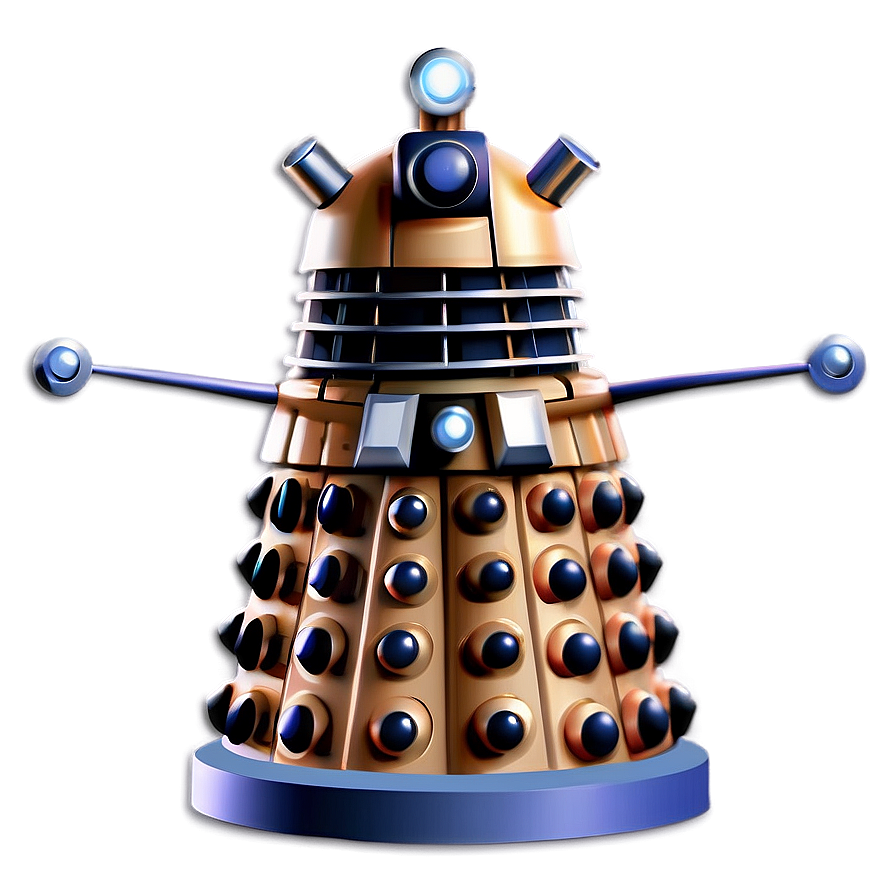 Minimalist Dalek Icon Png 84