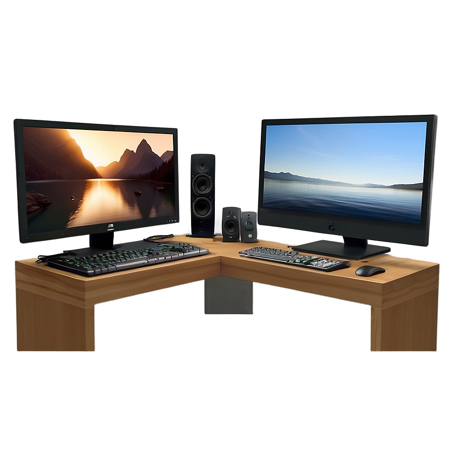 Minimalist Desktop Setup Png 06202024