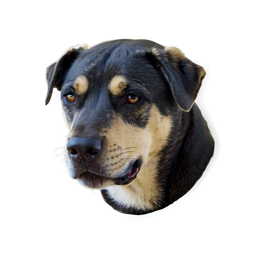 Minimalist Dog Head Png 7