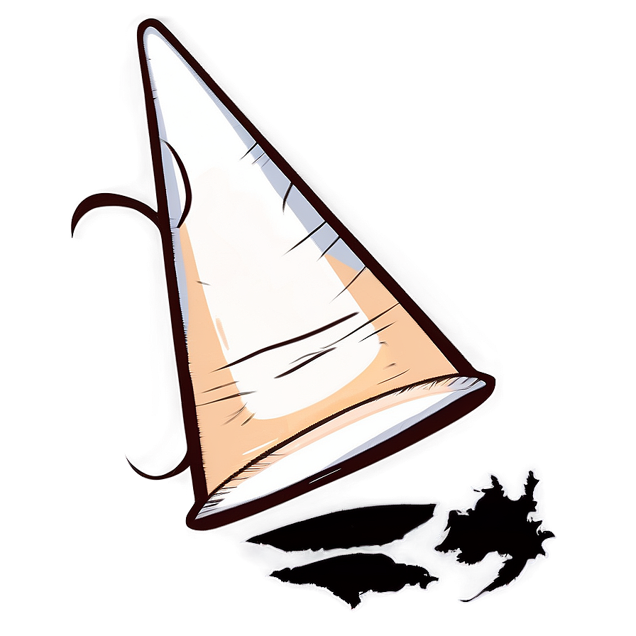 Minimalist Dunce Cap Png Qno62