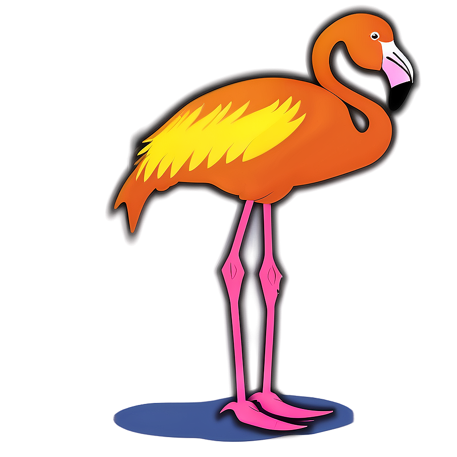 Minimalist Flamingo Outline Png Jbn