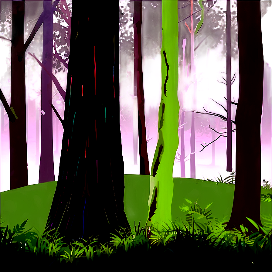 Minimalist Forest Silhouette Png 40