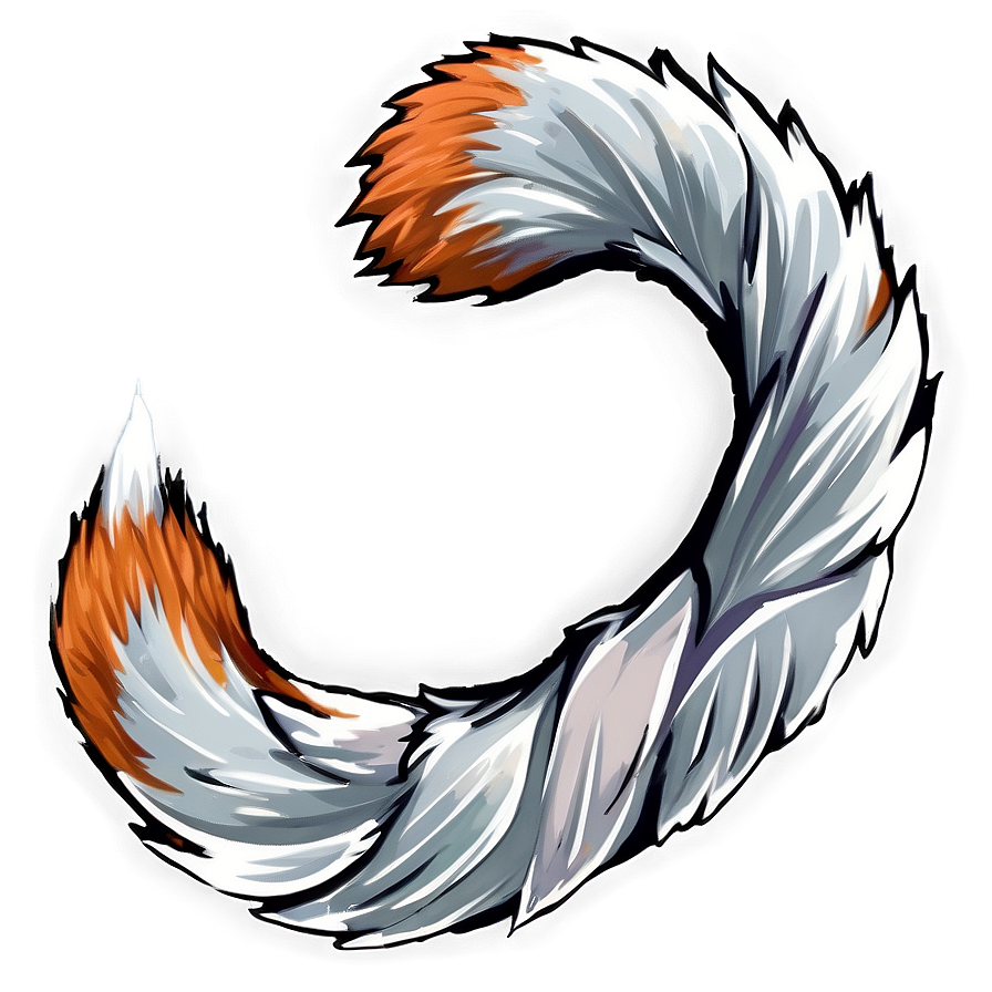 Minimalist Fox Tail Png Kbx80